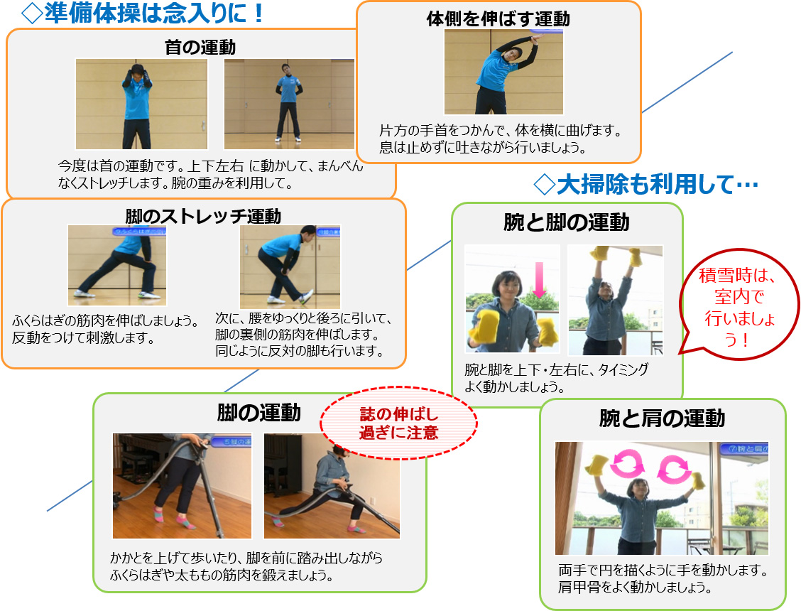 冬場の運動のヒント